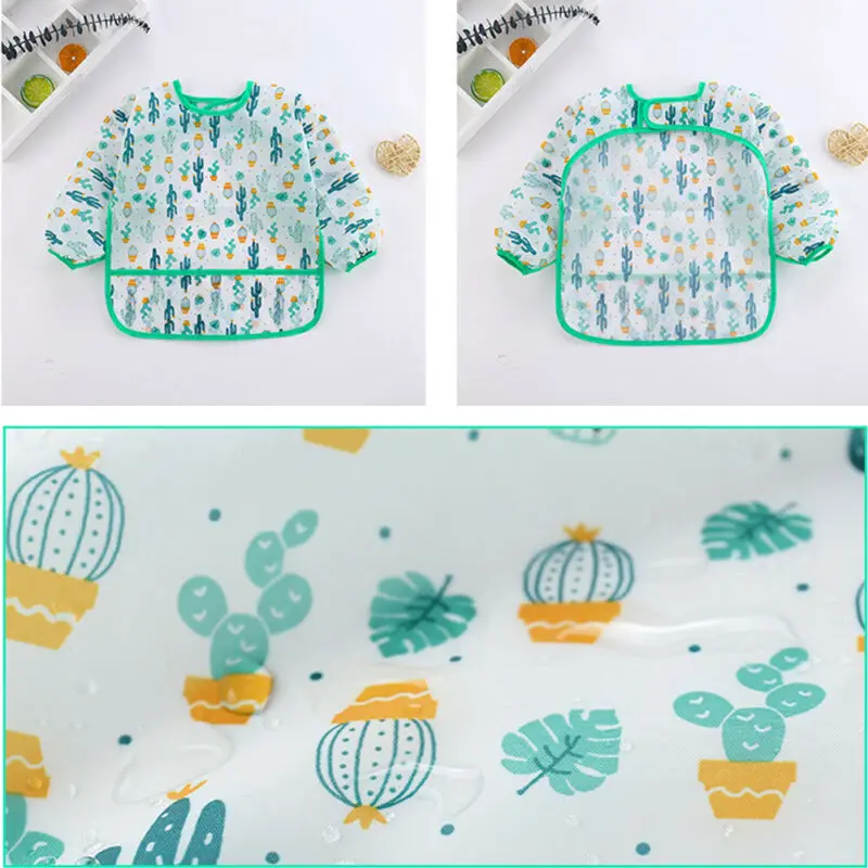 Bib Long Sleeve - 1 Buah Celemek Bayi Lucu Tahan