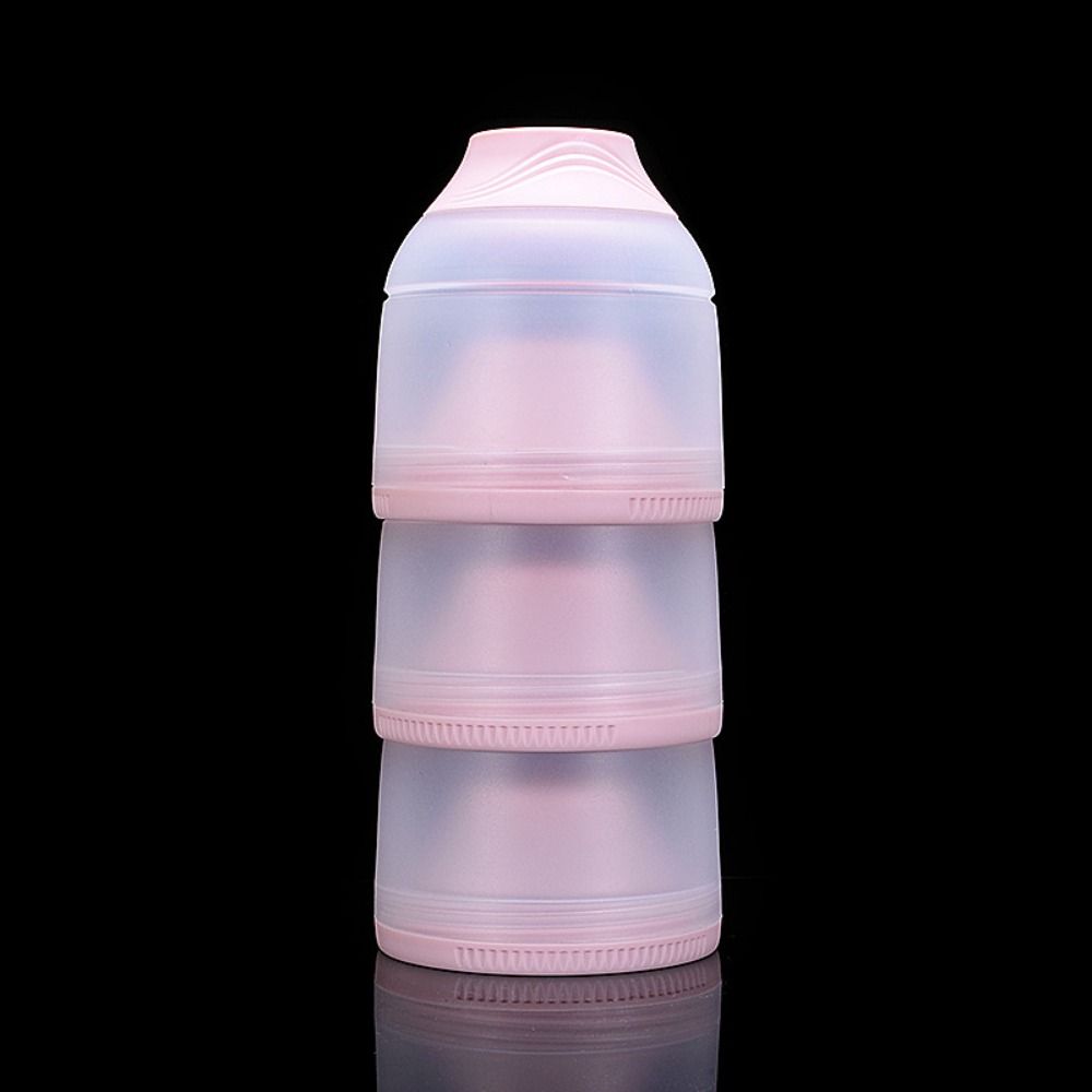 Formula Dispenser Portable - Kotak Susu Bubuk Bayi 3 Lapis,