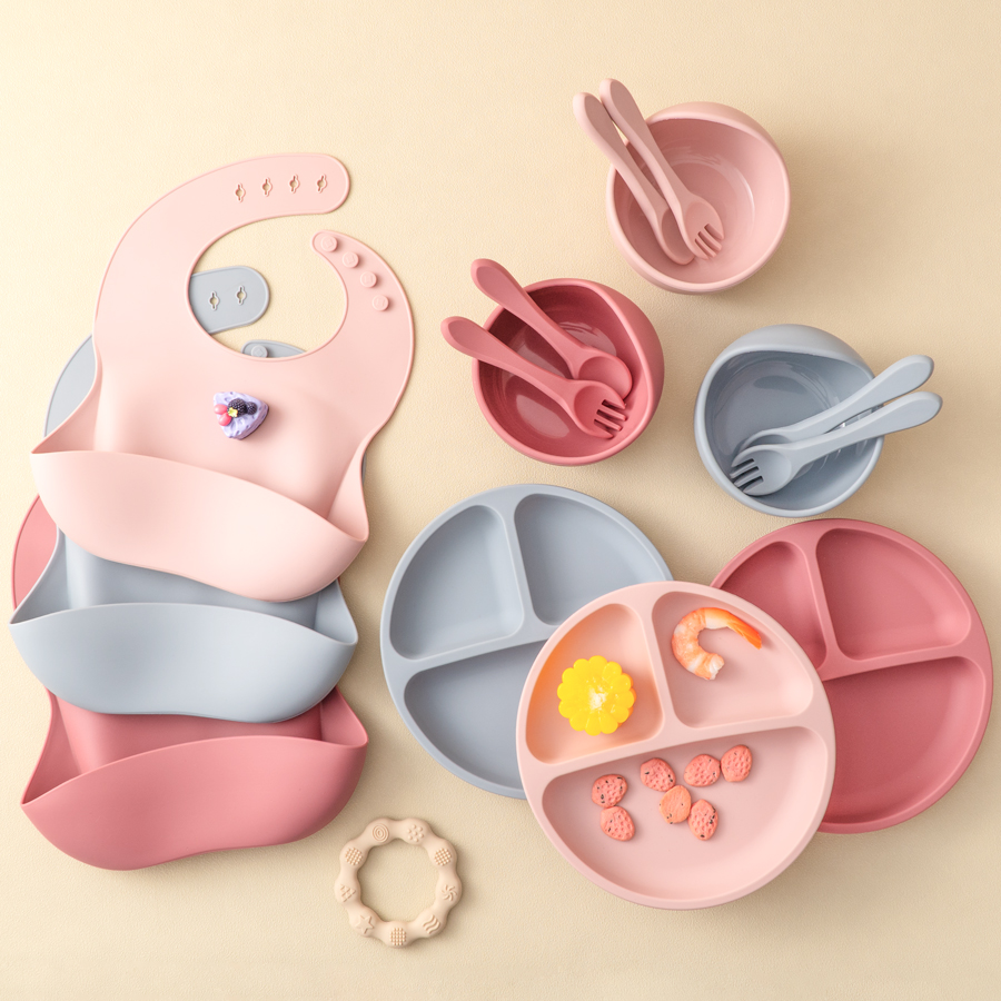 Baby Food Lunch - 5 buah Set makanan silikon bayi