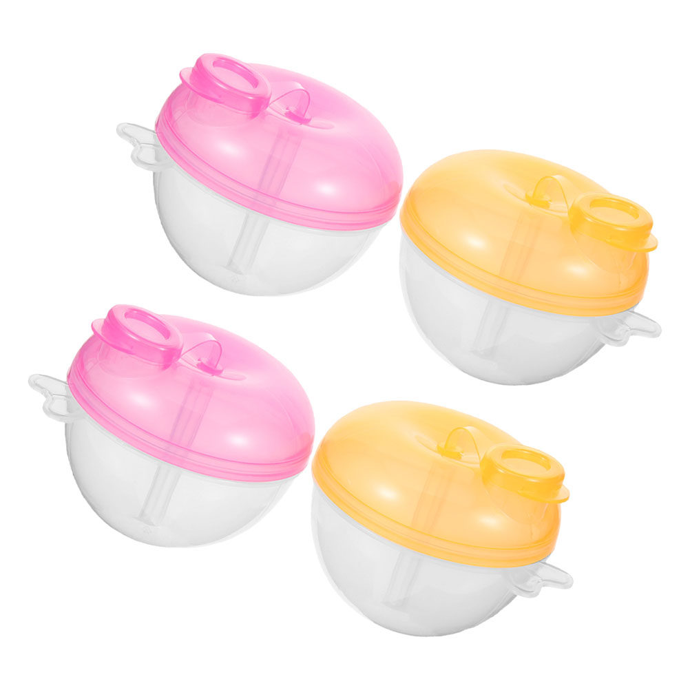 Formula Dispenser Portable - 4Pcs Dispenser Susu Bubuk Portabel dengan