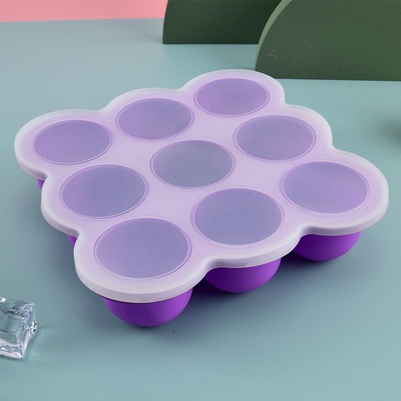 Baby Food Freezer Tray - Wadah Silikon Makanan Bayi 9 Grid,