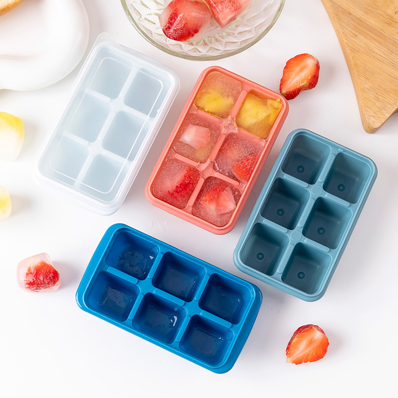 Baby Food Freezer Tray - Nampan es batu silikon dengan tutup