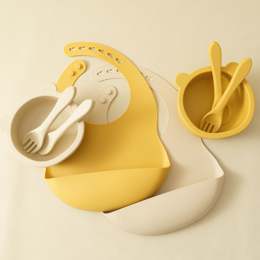 Baby Food Lunch - Grosir peralatan makan anak-anak silikon Set