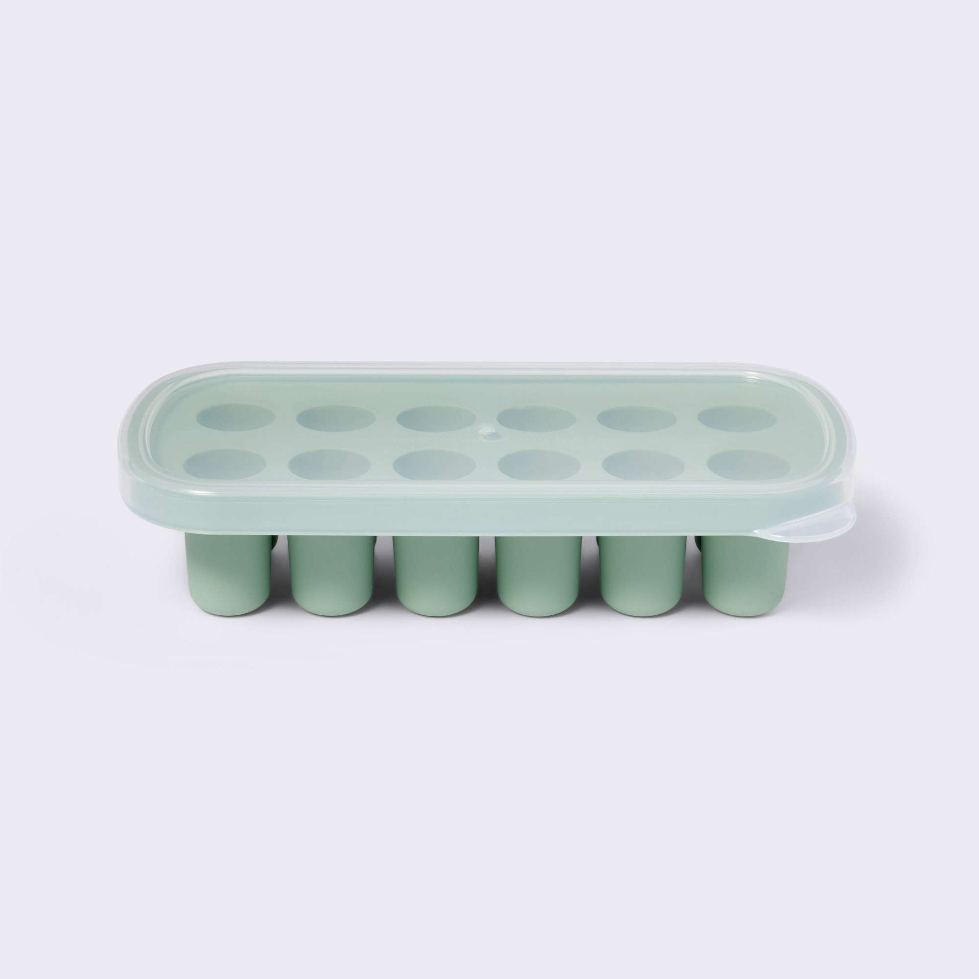 Baby Food Freezer Tray - Cetakan Penyimpanan Makanan Bayi Warna Hijau,