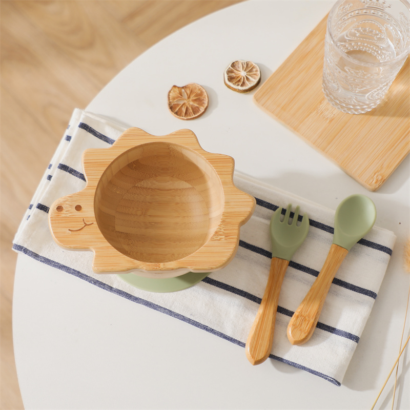 Peralatan makan kayu bayi Set  - Baby Food Lunch ulasan dan harga