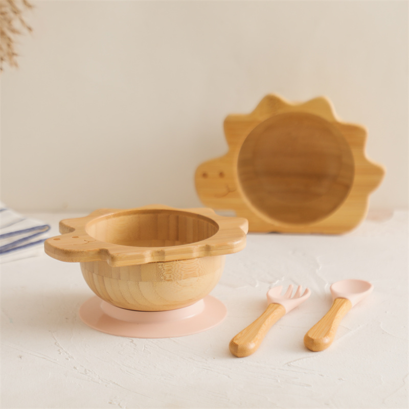 Peralatan makan kayu bayi Set  - Baby Food Lunch ulasan dan harga