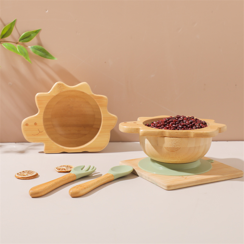 Peralatan makan kayu bayi Set  - Baby Food Lunch ulasan dan harga