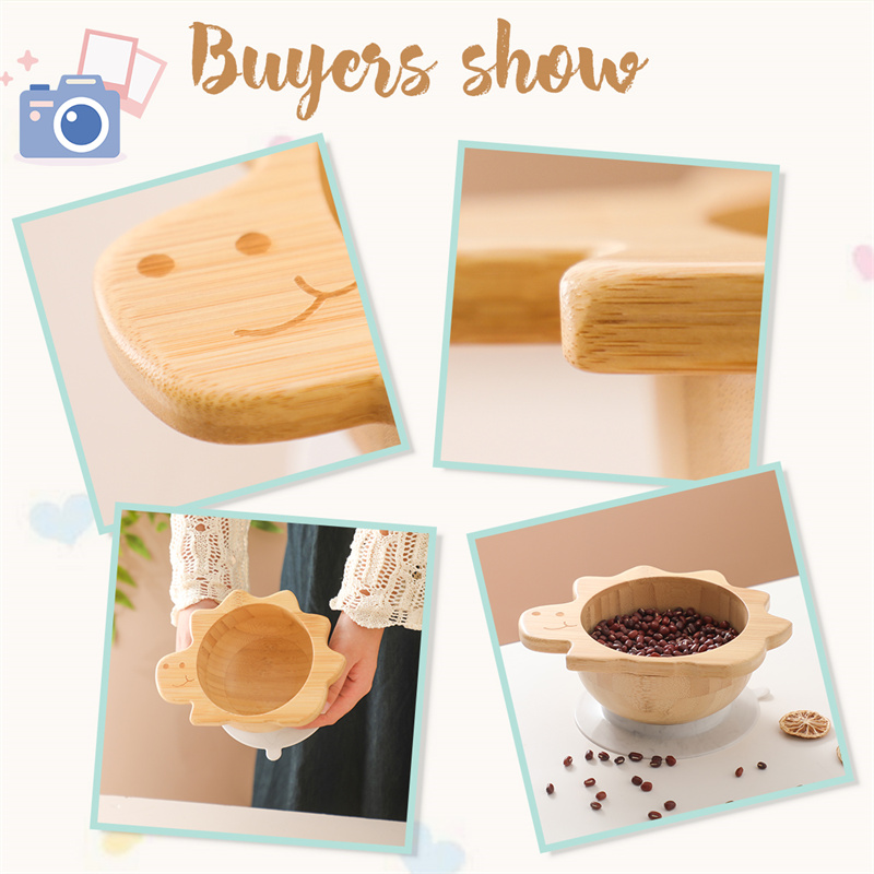 Peralatan makan kayu bayi Set  - Baby Food Lunch ulasan dan harga