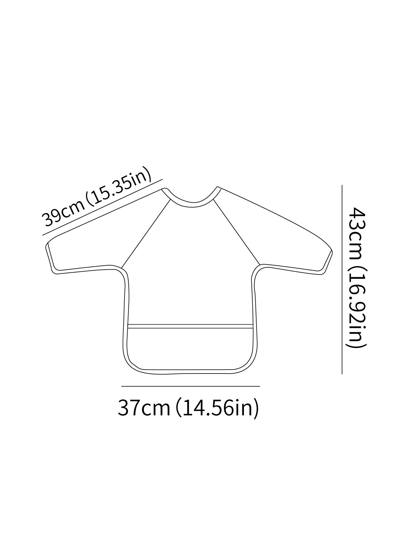 1 Buah Celemek Bayi Tahan Air  - Bib Long Sleeve ulasan dan harga