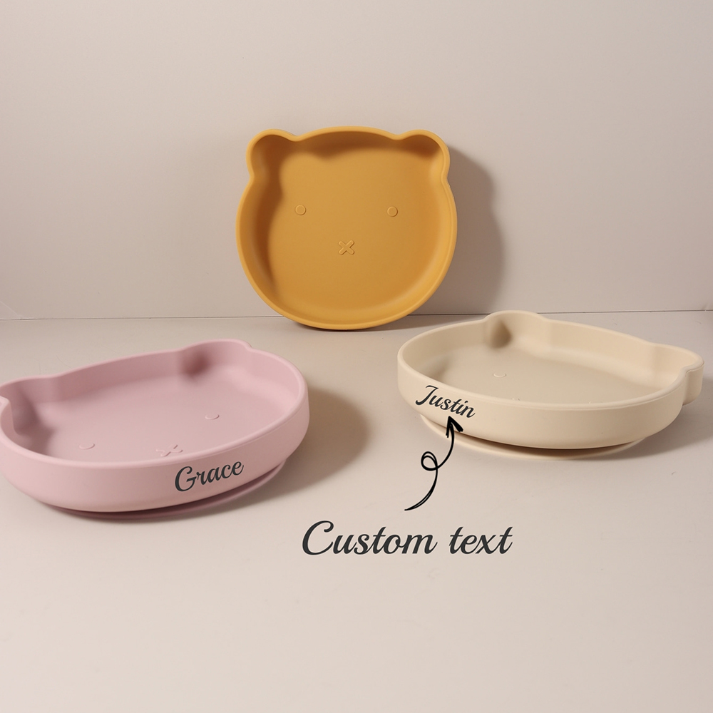 Piring Makan Silikon Bentuk Be - Baby Food Chart ulasan dan harga