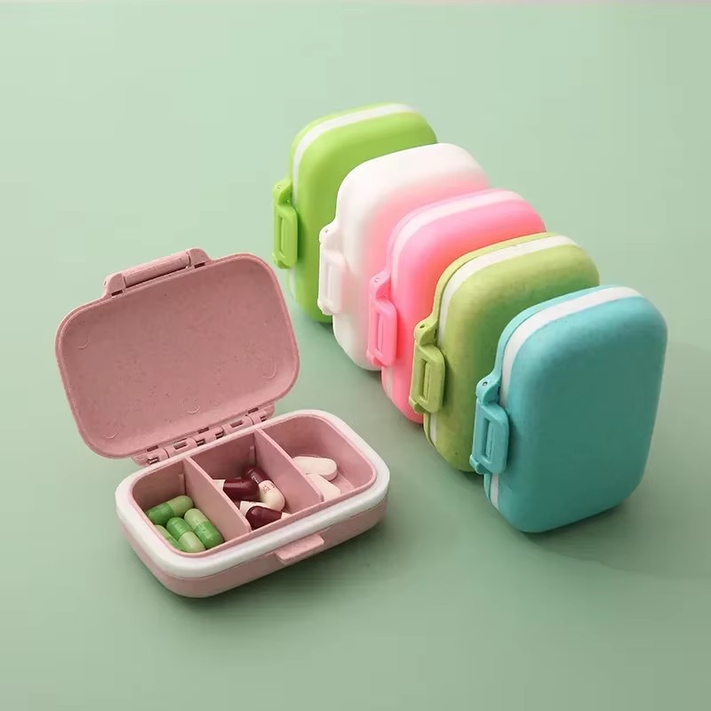 1-6 Buah Kotak Organizer Pil P - Formula Dispenser Portable ulasan dan harga