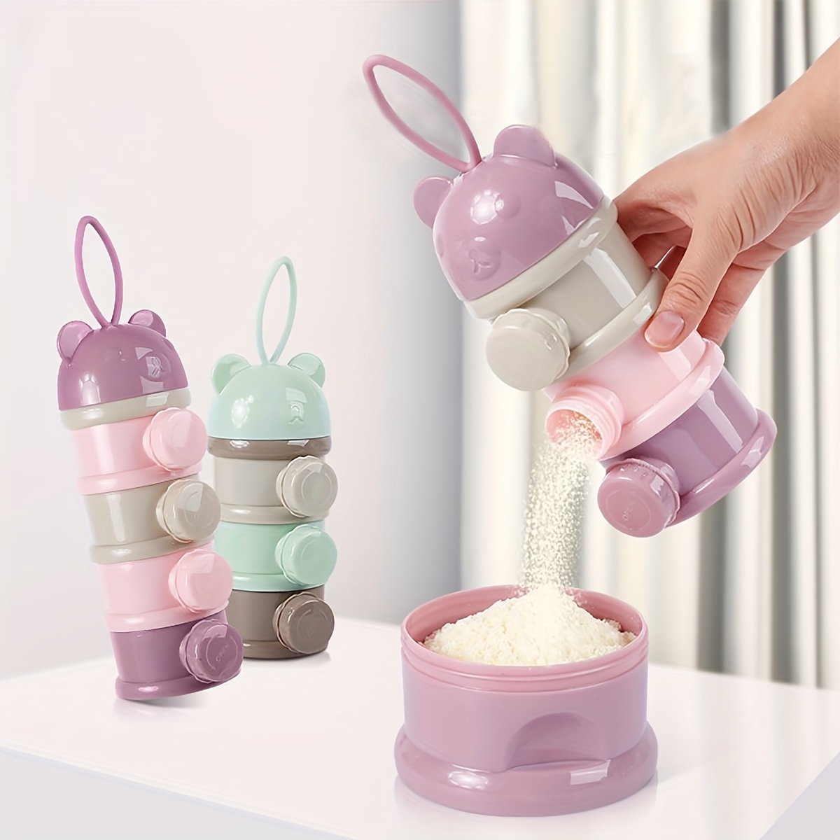 Wadah Susu Bubuk Bayi Kapasita - Formula Dispenser Portable ulasan dan harga