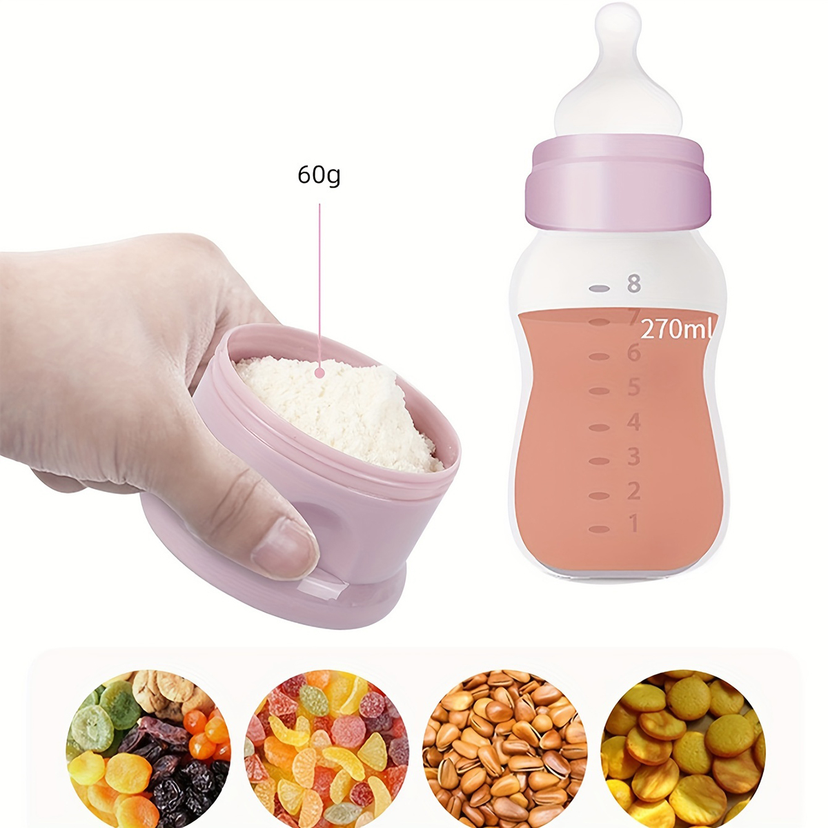 Wadah Susu Bubuk Bayi Kapasita - Formula Dispenser Portable ulasan dan harga