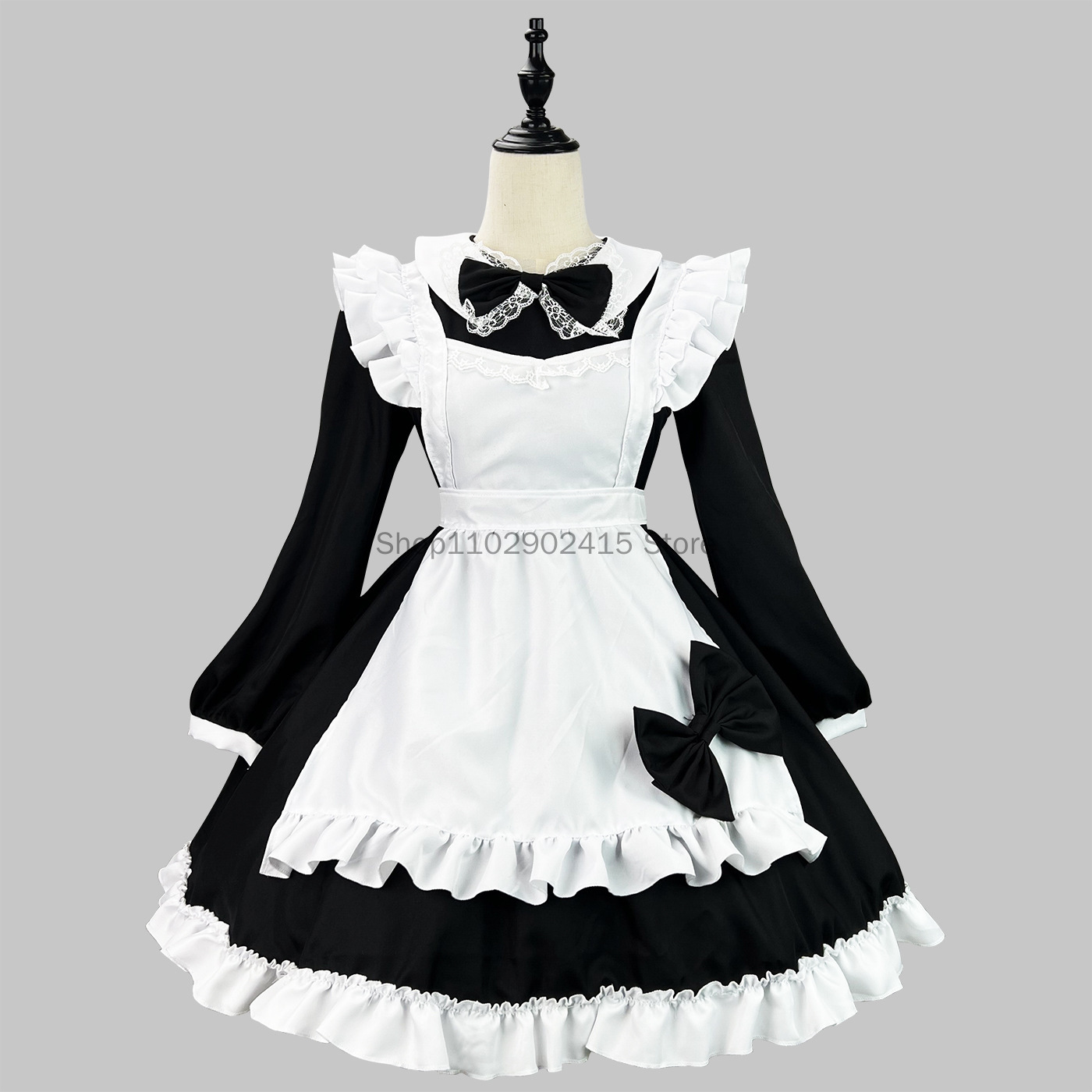 Gaun pesta Cosplay pembantu Je - Bib Long Sleeve ulasan dan harga