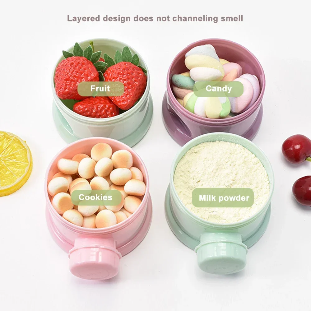 Kotak Susu Bubuk 4 Lapis Gaya  - Baby Food Options ulasan dan harga