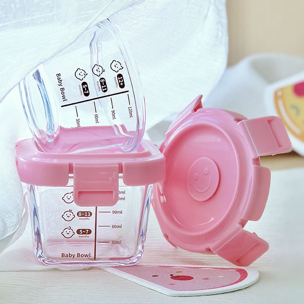 Kotak penyimpanan makanan kaca - Baby Food Options ulasan dan harga