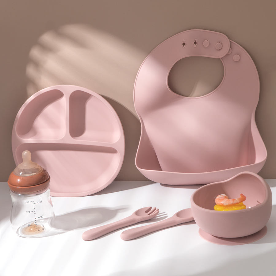 5 buah Set makanan silikon bay - Baby Food Lunch ulasan dan harga