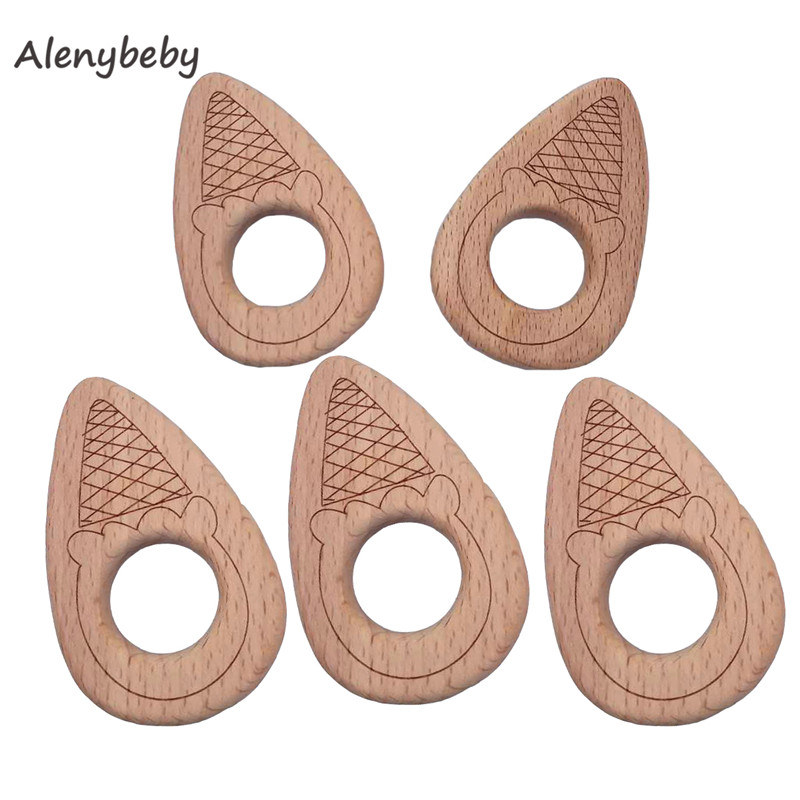 Kayu Teether Kartun DIY Kayu L - Baby Food Organic ulasan dan harga
