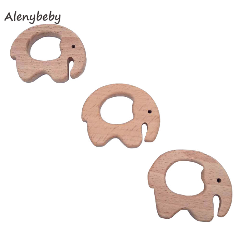 Kayu Teether Kartun DIY Kayu L - Baby Food Organic ulasan dan harga