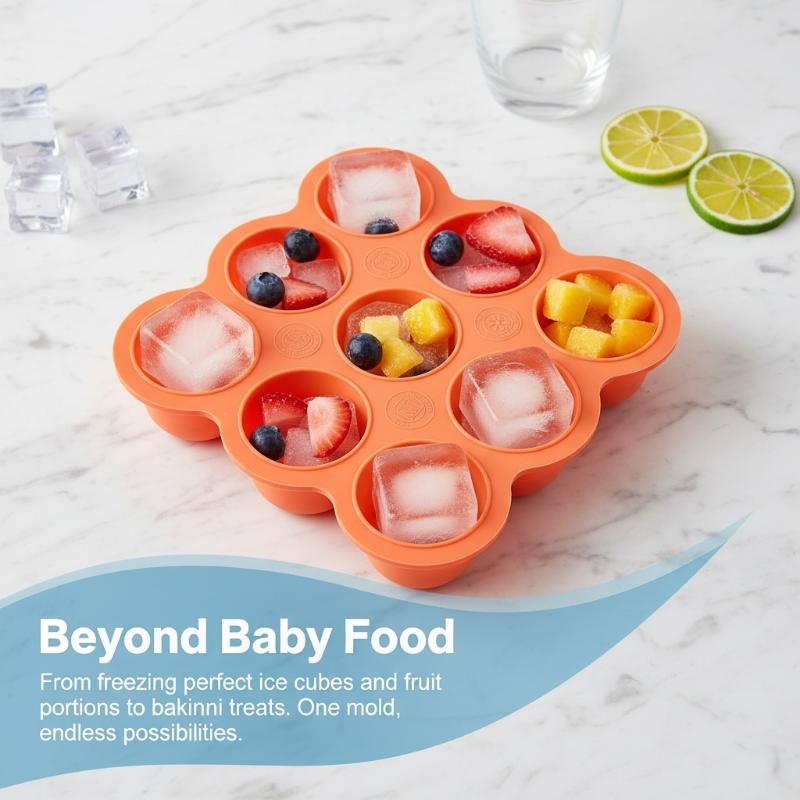 Wadah Silikon Makanan Bayi 9 G - Baby Food Freezer Tray ulasan dan harga