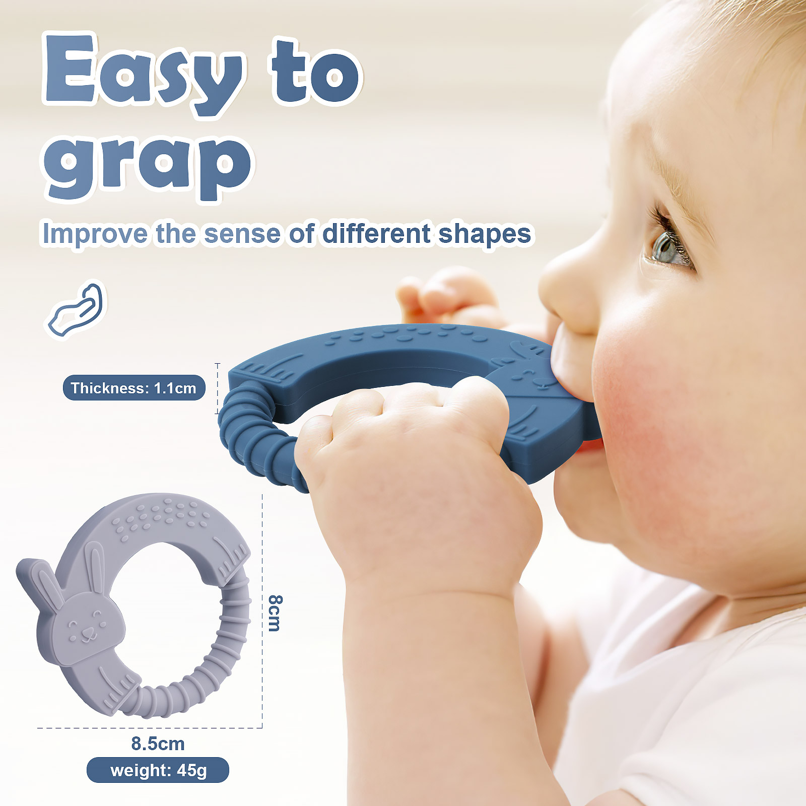 2 buah Teether silikon bayi be - Baby Food Organic ulasan dan harga