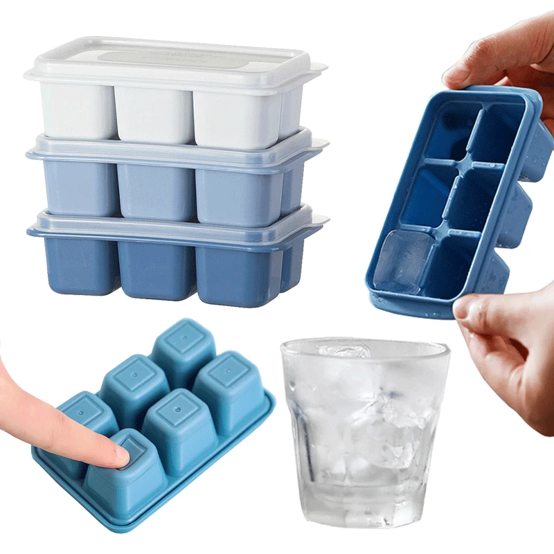 Nampan es batu silikon dengan  - Baby Food Freezer Tray ulasan dan harga
