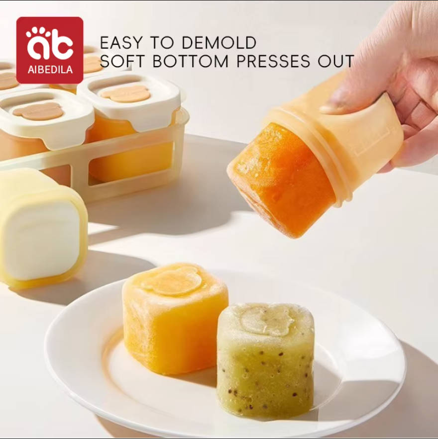 AIBEDILA Baki Silikon untuk Ma - Baby Food Freezer Tray ulasan dan harga