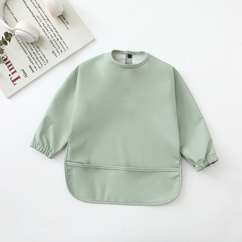 Celemek Makan Anak-anak Tahan  - Bib Long Sleeve ulasan dan harga