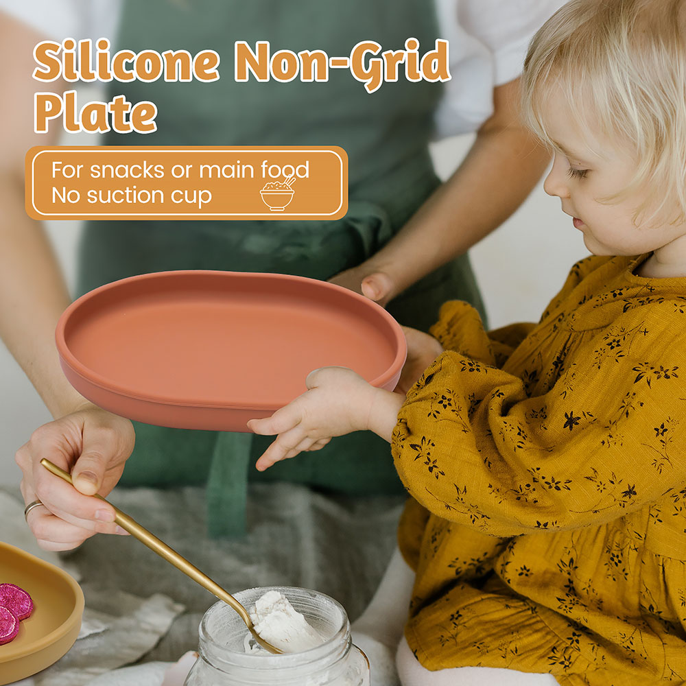 Piring Makan Silikon Aman untu - Baby Food Chart ulasan dan harga