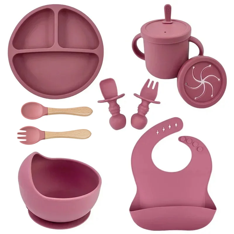 Silikon Food Grade, Set piring - Baby Food Lunch ulasan dan harga