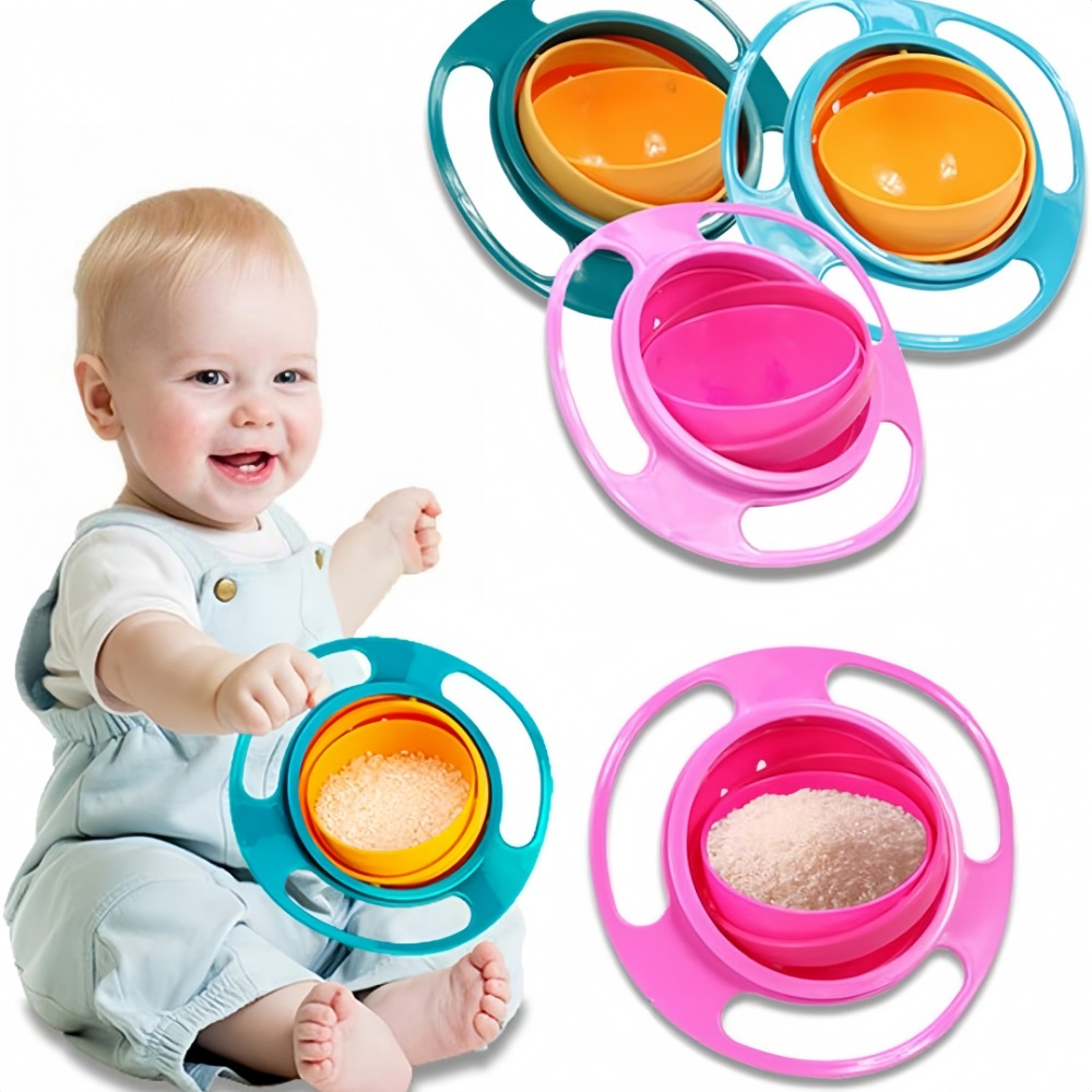 Mangkuk Makan Gyro Bayi Rotasi - Baby Food Chart ulasan dan harga