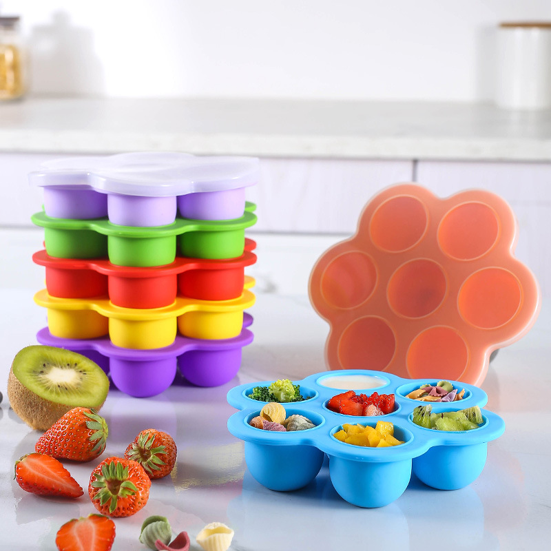 Cetakan Silikon 7 Lubang untuk - Baby Food Freezer Tray ulasan dan harga