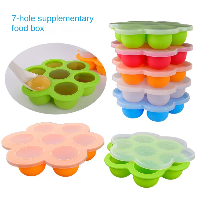 Cetakan Silikon 7 Lubang untuk - Baby Food Freezer Tray ulasan dan harga