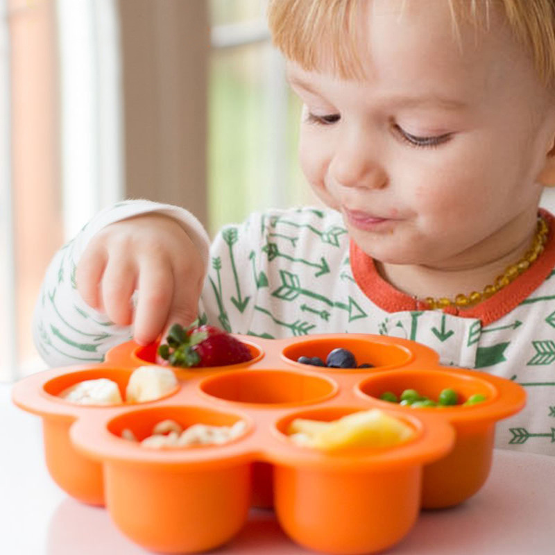 Cetakan Silikon 7 Lubang untuk - Baby Food Freezer Tray ulasan dan harga