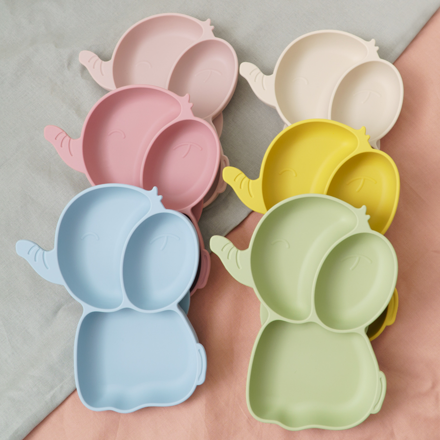 1 buah piring makan silikon ba - Baby Food Chart ulasan dan harga