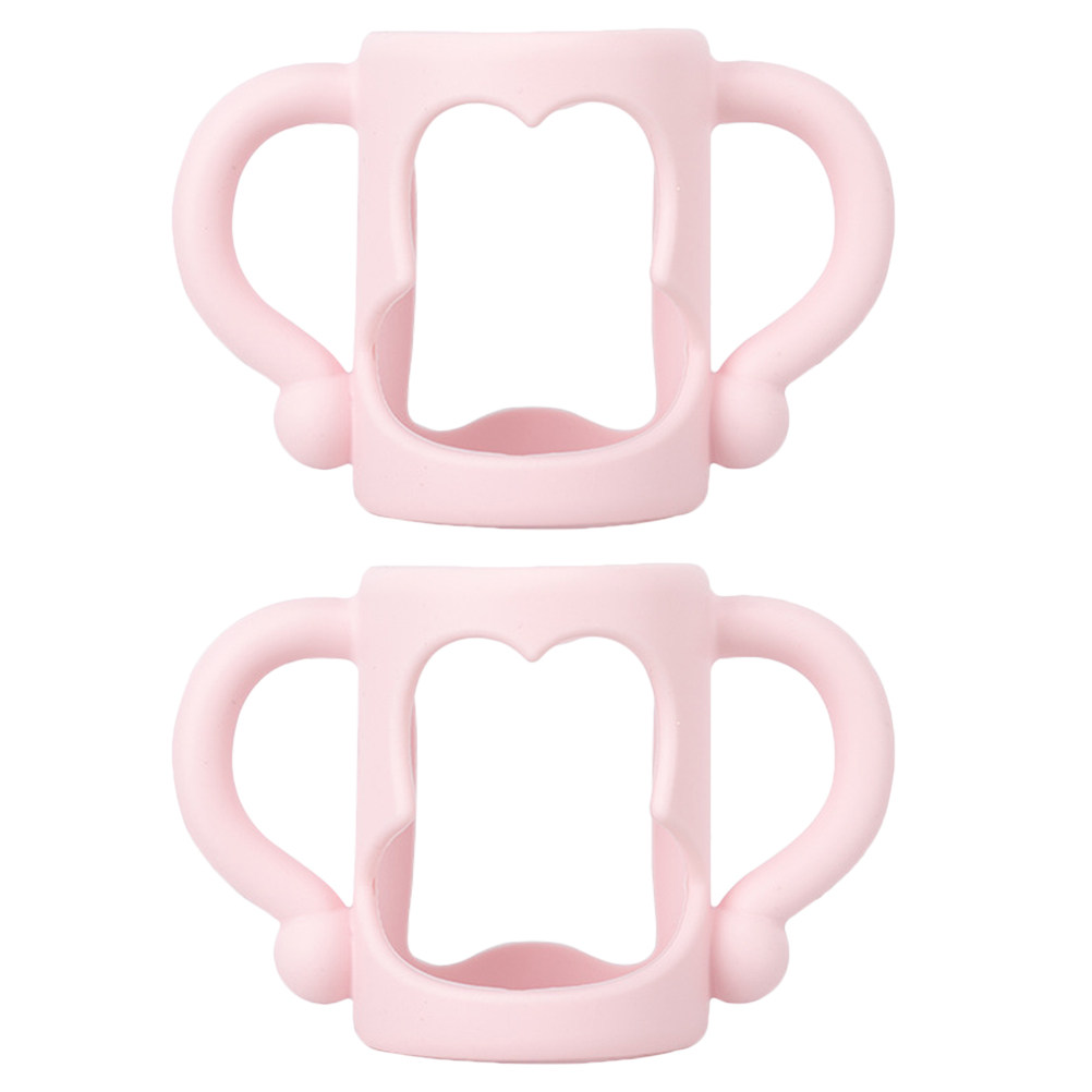 2 Buah Pegangan Botol Susu Bay - Feeding Baby Food ulasan dan harga