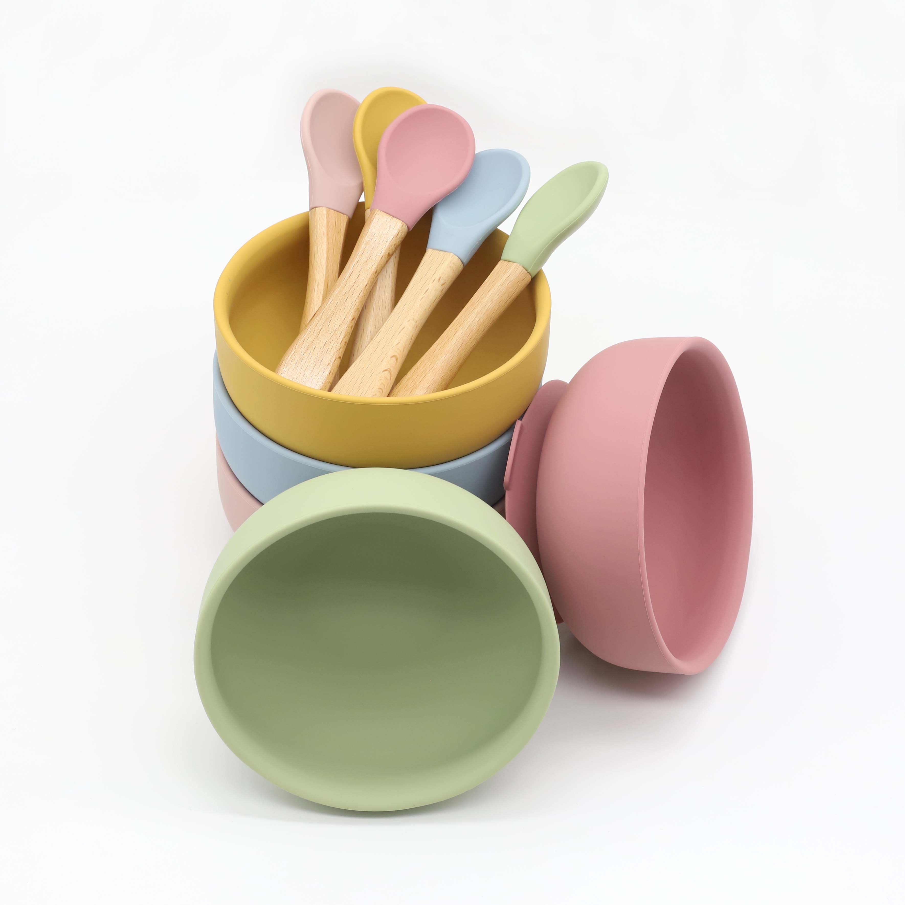 Mangkuk silikon dengan pengisa - Baby Food Lunch ulasan dan harga