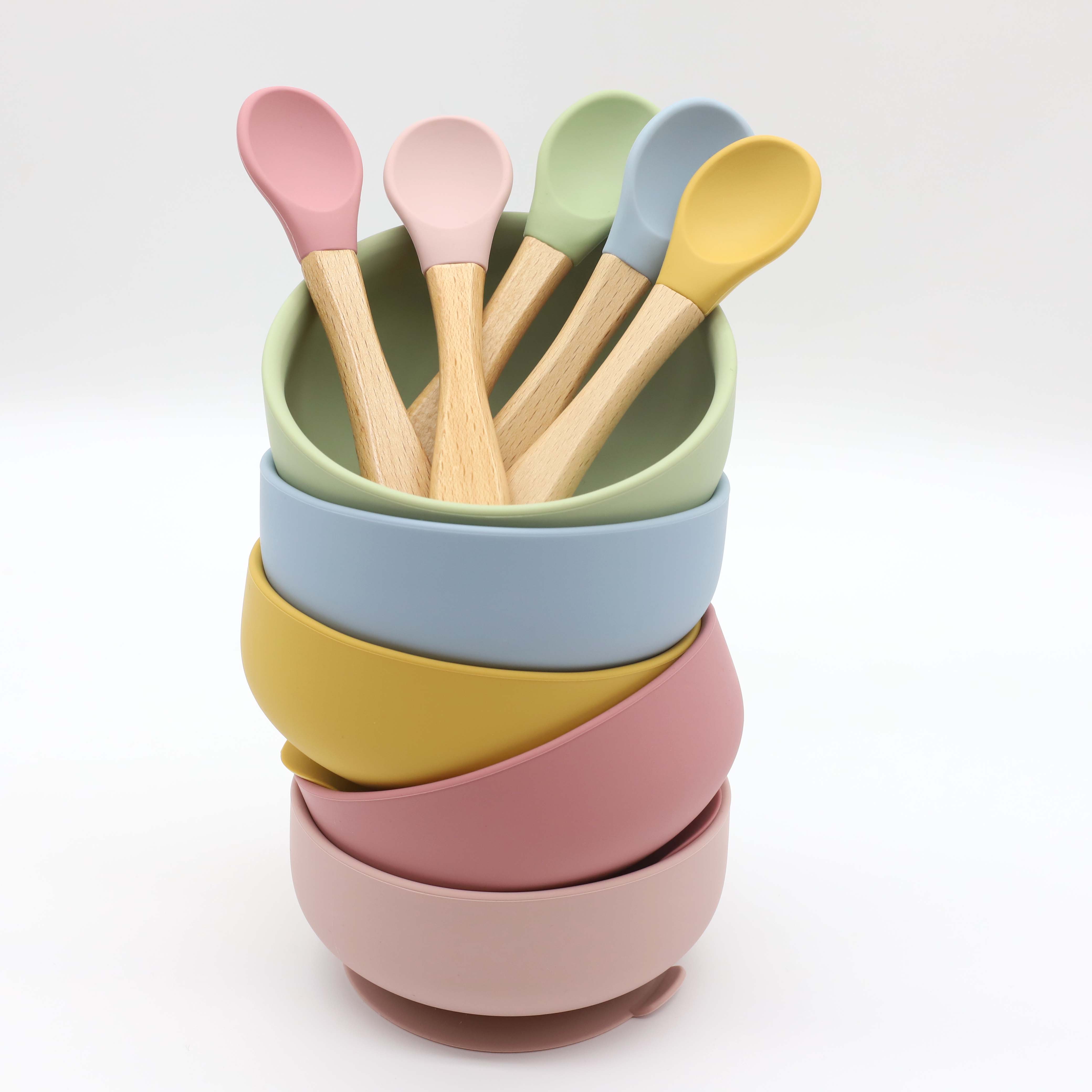 Mangkuk silikon dengan pengisa - Baby Food Lunch ulasan dan harga