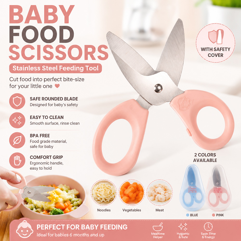 Gunting Makanan Bayi Gunting M - Feeding Baby Food ulasan dan harga