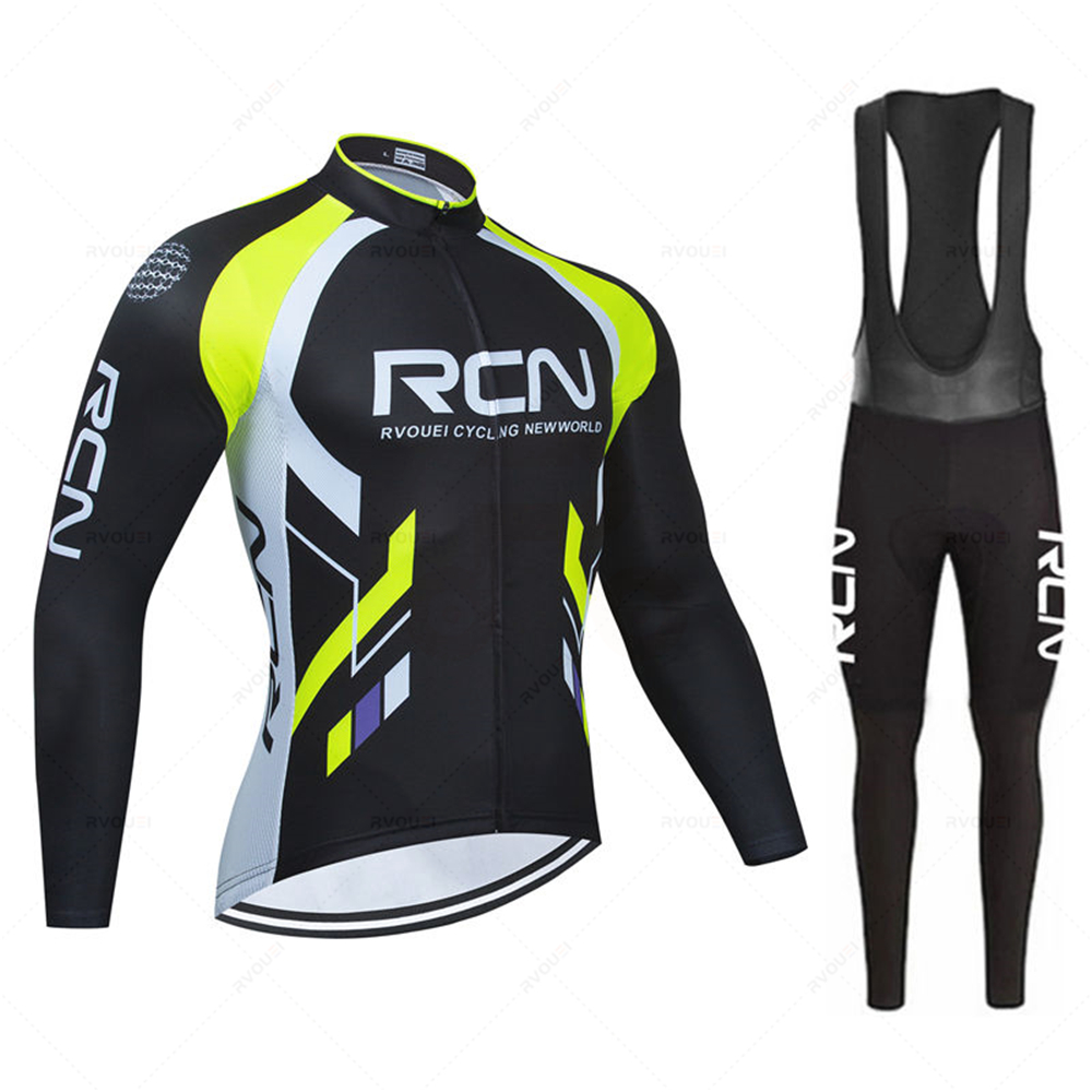 Rvouei Set Jersey Bersepeda Le - Bib Long Sleeve ulasan dan harga