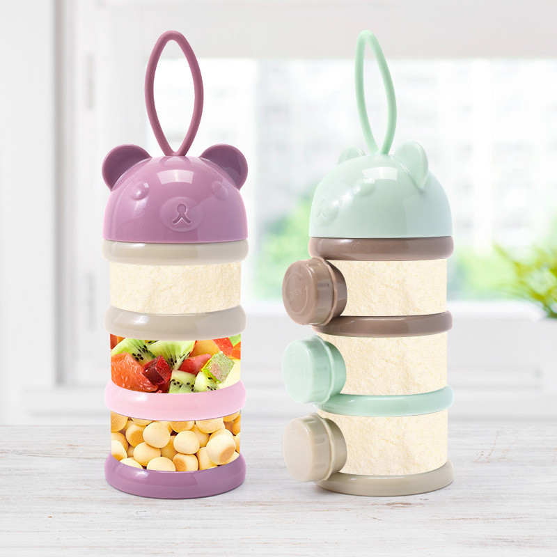 Wadah Susu Bubuk Bayi Beruang  - Baby Food Pouches ulasan dan harga