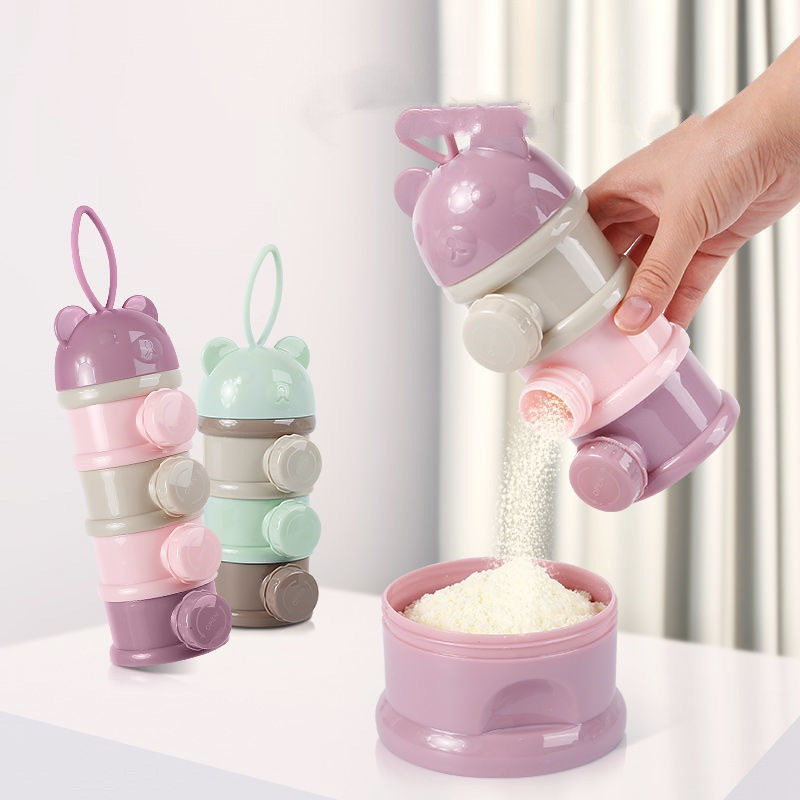 Wadah Susu Bubuk Bayi Beruang  - Baby Food Pouches ulasan dan harga