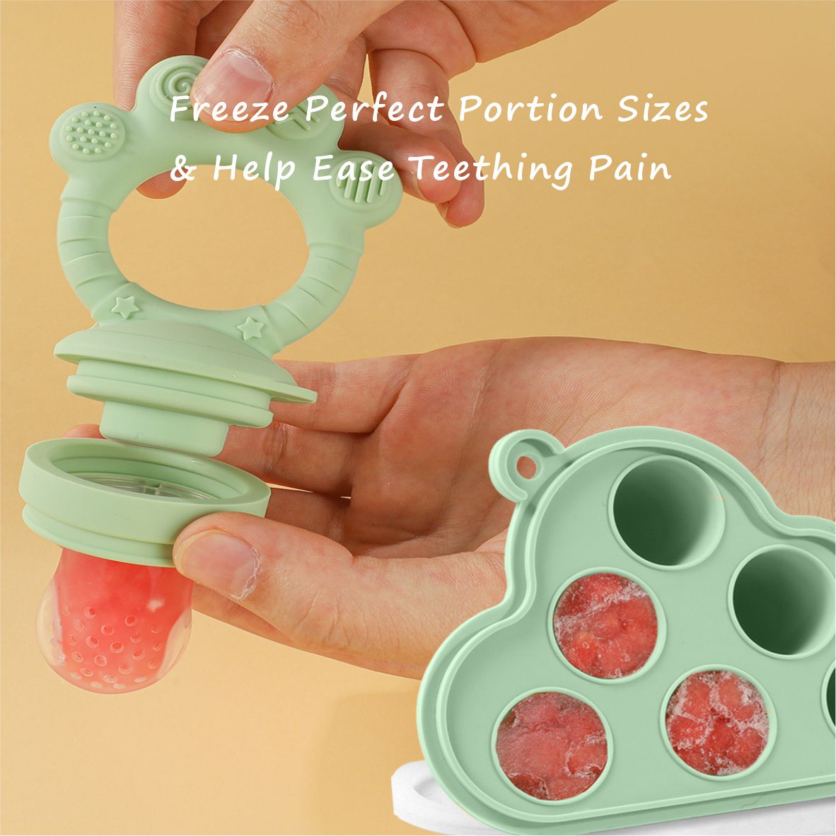 Kombo Tempat Makan Buah Bayi & - Baby Food Freezer Tray ulasan dan harga